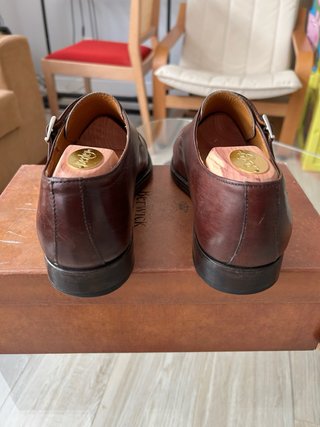 Zapatos Berwick Doble Hebilla Marrón