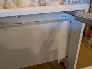 Mesa consola extensible blanca