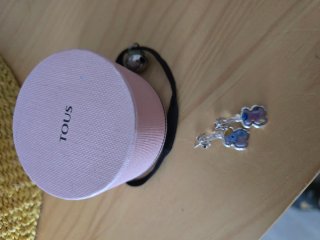 Pendientes Tous Plata y Cristal Murano