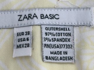 Pantalón Zara estampado flores T.38