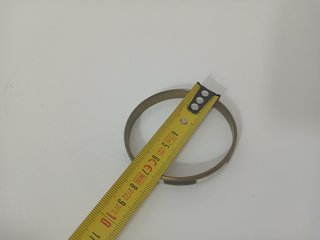 Bracciale Rigido Vintage Ottone Intarsi Madreperla