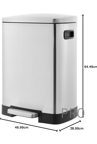 Cubo de basura con 2 compartimientos - Amazon basics