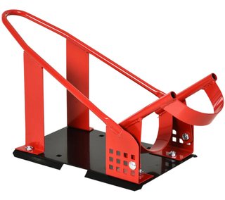 Caballete delantero moto ajustable - Rojo