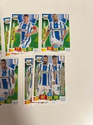 Lote cartas Leganes Adrenalyn 18/19