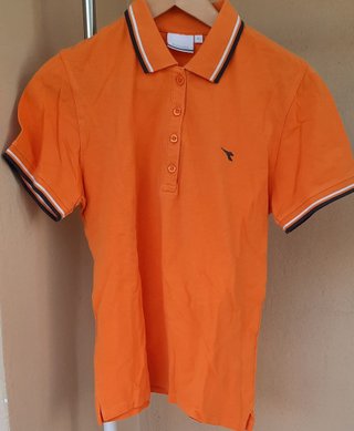 Polo Diadora Donna Arancione Tg. L