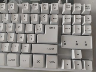 Teclado Gaming Trust GXT 833W Thado TKL Blanco