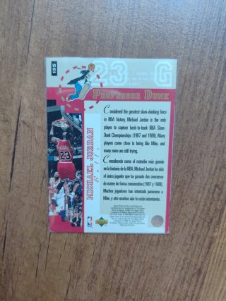 Tarjeta Michael Jordan Upper Deck