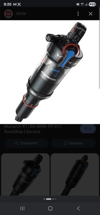 NUEVO.!! Amortiguador RockShox Monarch RT 165x38