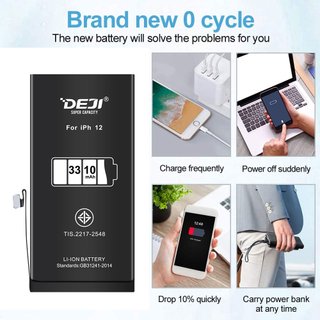 Batería iPhone 12 DEJI 3310mAh ALTA CAPACIDAD