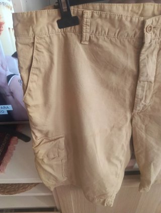 Pedro del Hierro Pantalones Cargo Beige 4XL