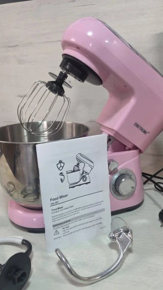 Batidora Amasadora Rosa 5L