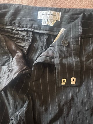 Pantalón Zara Raya Vertical Talla L