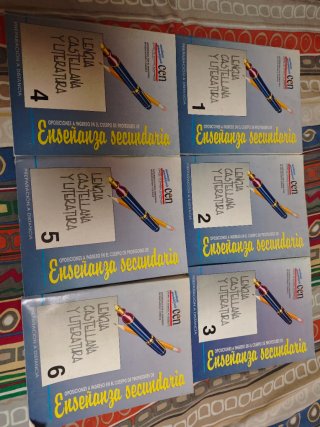 Libros oposiciones de secundaria de castellano