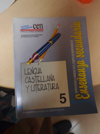 Libros oposiciones de secundaria de castellano