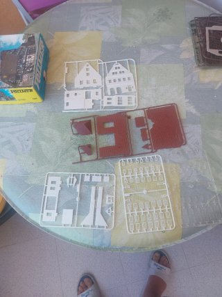 Maqueta Vollmer Edificio Kochendorf escala HO
