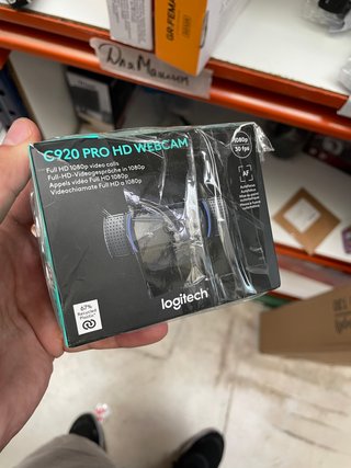 Logitech C920 Pro HD Webcam Negra