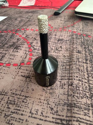 Broca Diamantada 6mm para Porcelánico