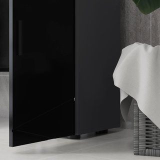 Mobiletto Bagno in Truciolato con Cassetto e Armad