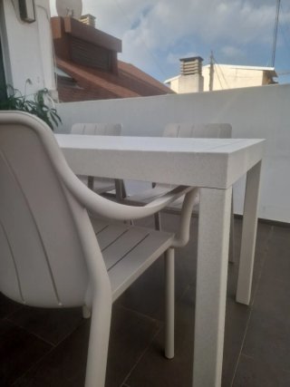 Mesa Terraza Exterior Arkimueble Beige