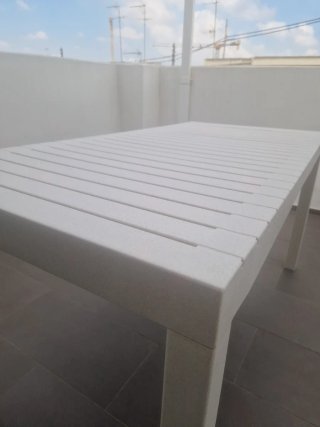 Mesa Terraza Exterior Arkimueble Beige