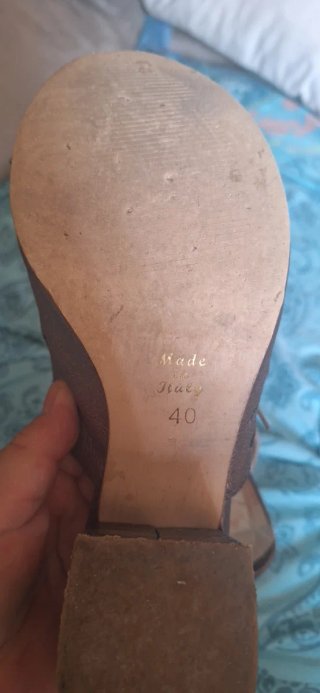 Sabot tacco bronzo