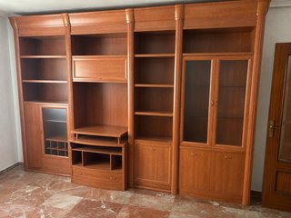 Mueble salón modular madera gran capacidad