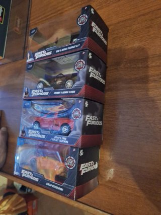 Set 4 modellini Fast & Furious Jada Toys
