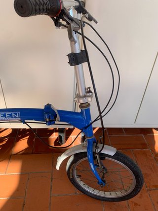 Bicicleta plegable 16teen 16 azul
