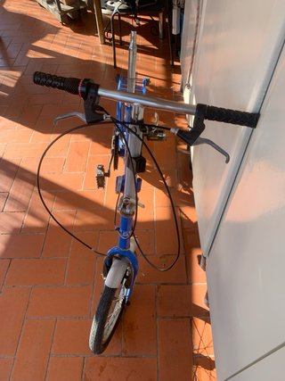 Bicicleta plegable 16teen 16 azul