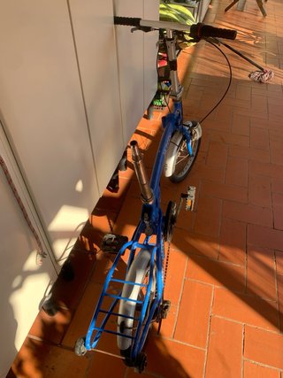 Bicicleta plegable 16teen 16 azul
