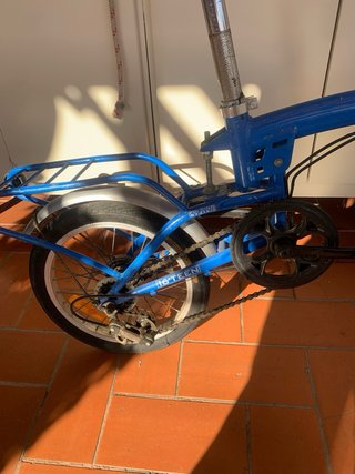 Bicicleta plegable 16teen 16 azul