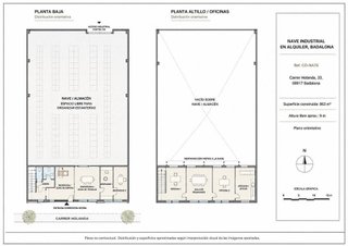 Nave industrial en alquiler en Montigalà -Sant Crist en Badalona