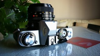 Minolta XD7 con objetivo 50mm f/1.7