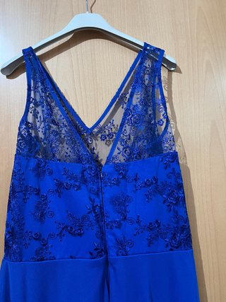 Vestido de fiesta azul talla 40
