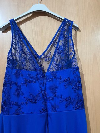 Vestido de fiesta azul talla 40