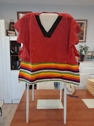 Poncho Mexicano Disfraz 3-5 años