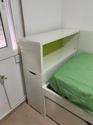 Cama Nido Blanca con Cajones
