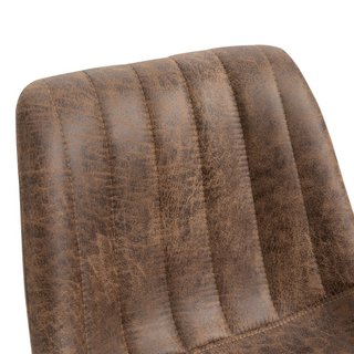 Set 2 Sgabelli Alti da Bar in Stile Industriale co