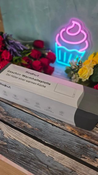 Placa Calienta Platos Eléctrica Redhut NUEVA