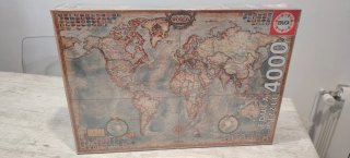 Puzzle Educa 4000 piezas Mapa del Mundo