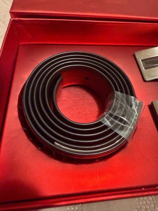 Cintura vera pelle doppia fibbia