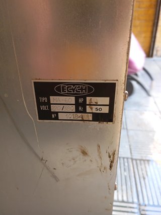 Amasadora trifásica industrial