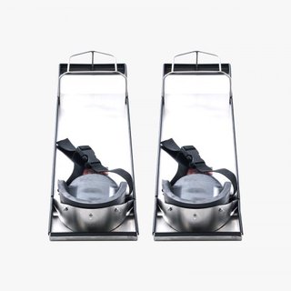 Tablones de Rodillas de Concreto de Acero Inoxidable, Deslizadores de Concreto de 28'' x 8'', 2 Pares de Almohadillas de Rodillas Deslizantes de Concreto, con Almohadillas para las Rodillas y Corr...