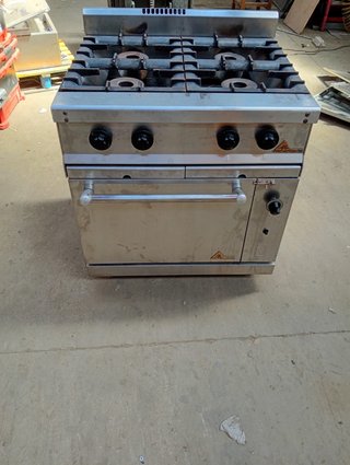Cocina 4 fuegos con horno