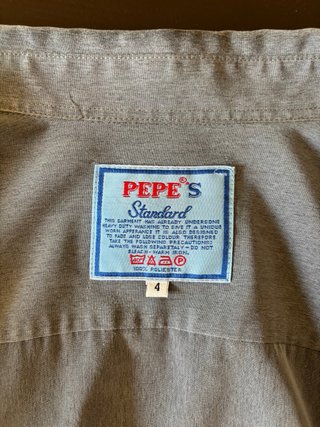 Camisa Pepe Jeans Vintage Talla M Gris