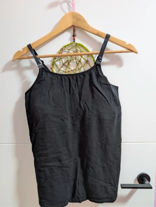 Ropa lactancia y porteo negra