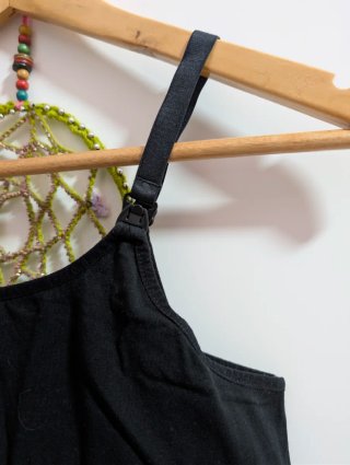Ropa lactancia y porteo negra