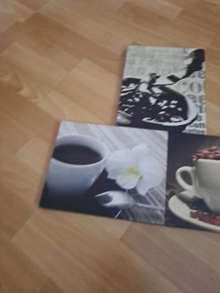 3 Cuadros Decorativos Café 20x25