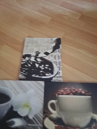 3 Cuadros Decorativos Café 20x25