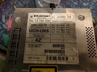 Radio Opel CD 30 MP3